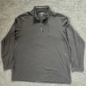 FourLaps Venture Quarter-Zip Pullover in Charcoal Color - Men's Size XL - EUC